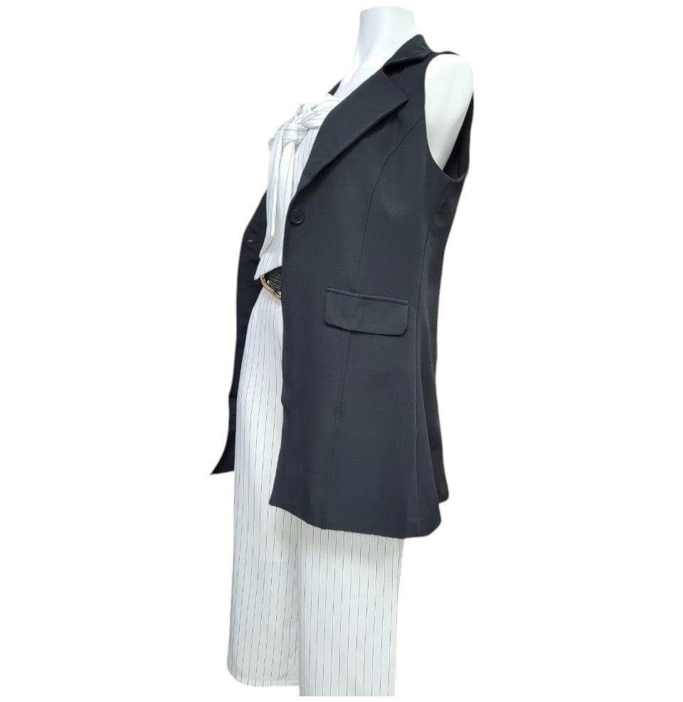 Chaqueta sin Mangas estilo Gilet