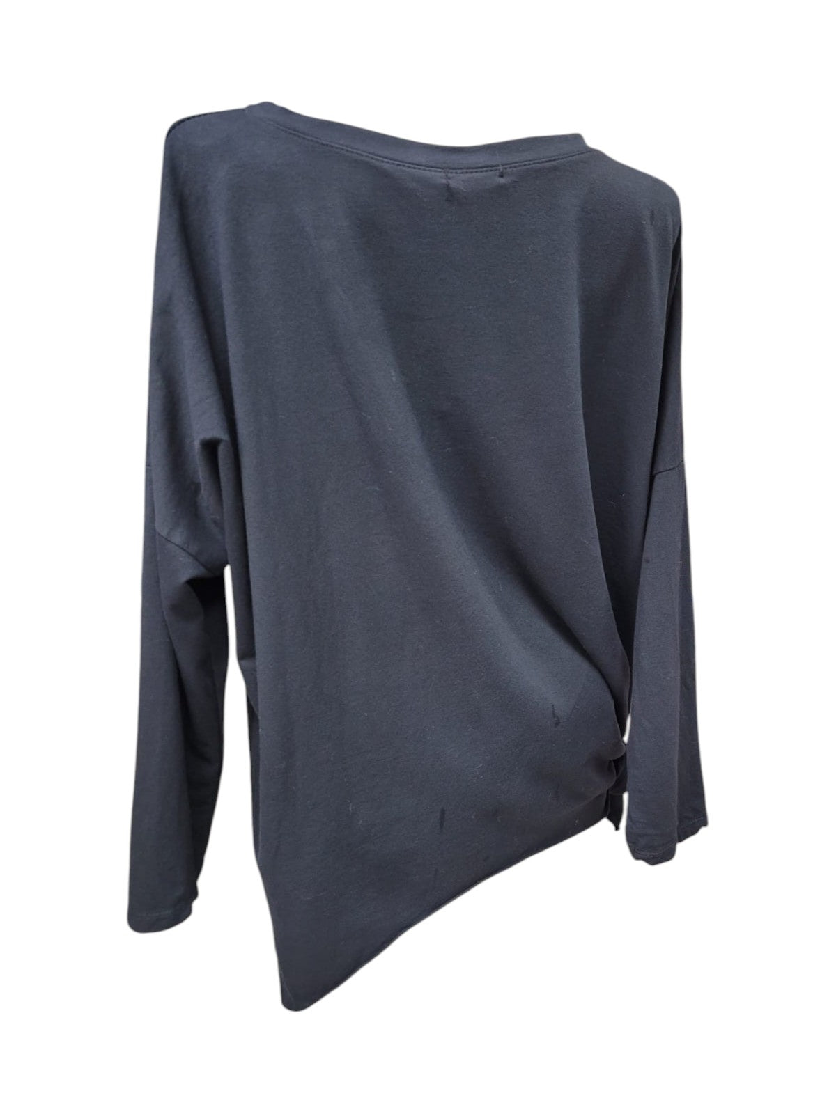 Polerón Oversize Negro con Estampado "Retrieve Piece"