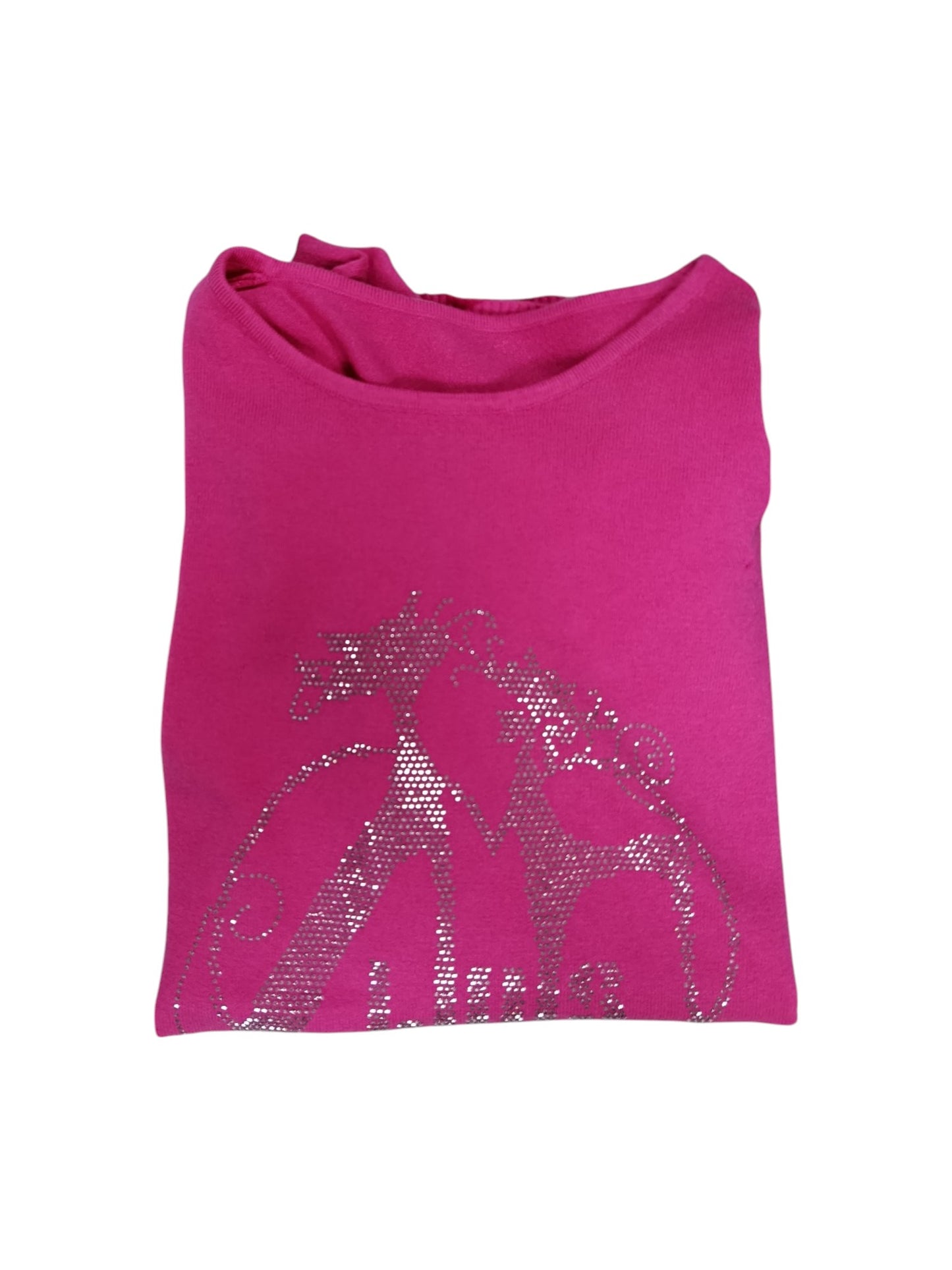 Sweater Cuello Redondo con Diseño de Gatos – Dulzura y Brillo en una Prenda