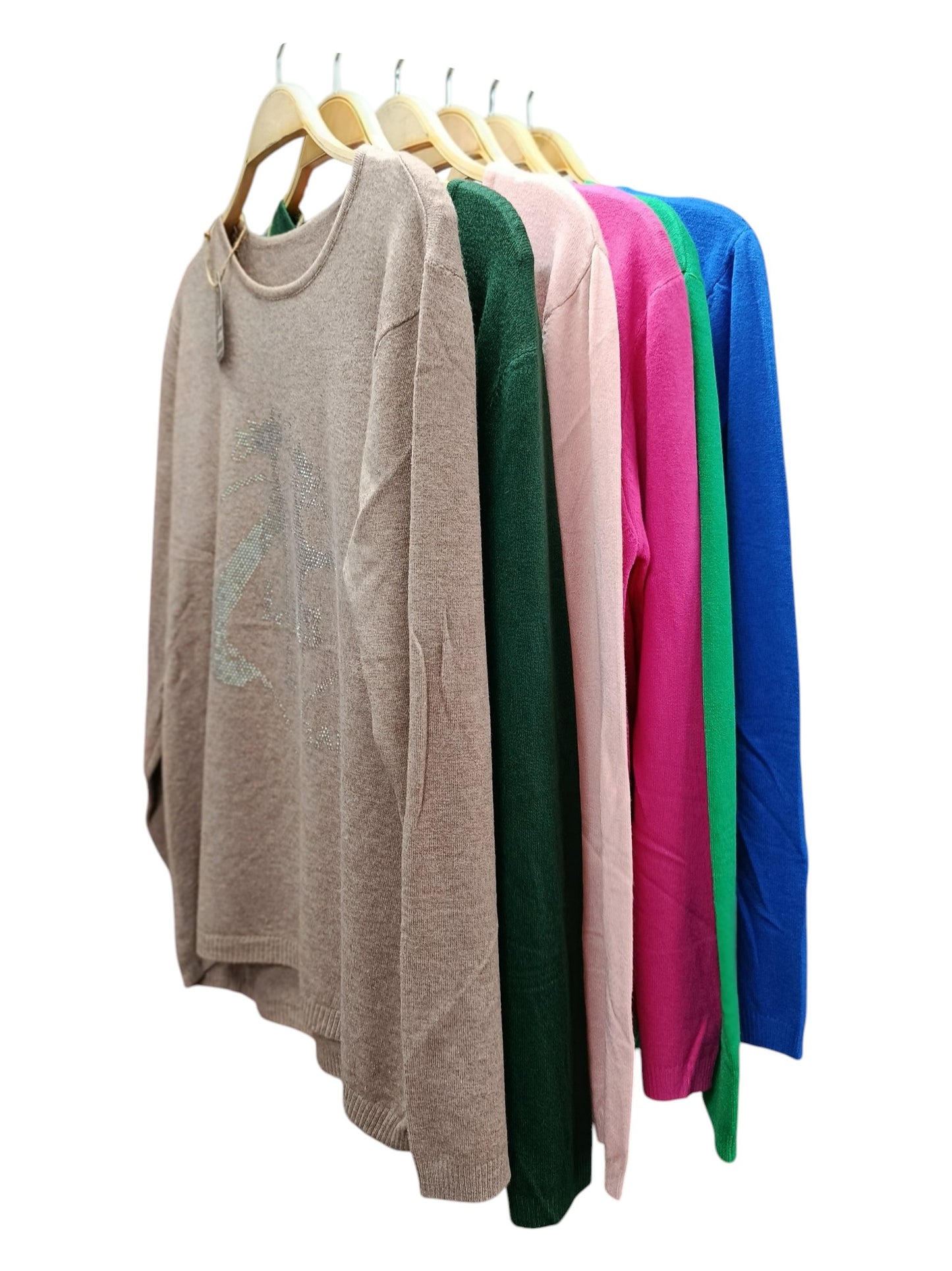 Sweater Cuello Redondo con Diseño de Gatos – Dulzura y Brillo en una Prenda