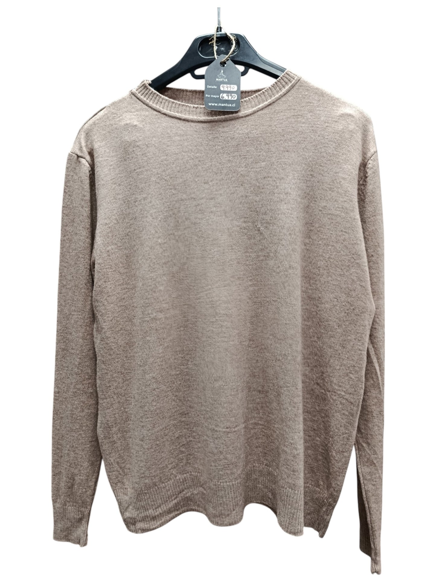 Sweater Delgado Cuello Redondo – Ligero, Versátil y Siempre Chic