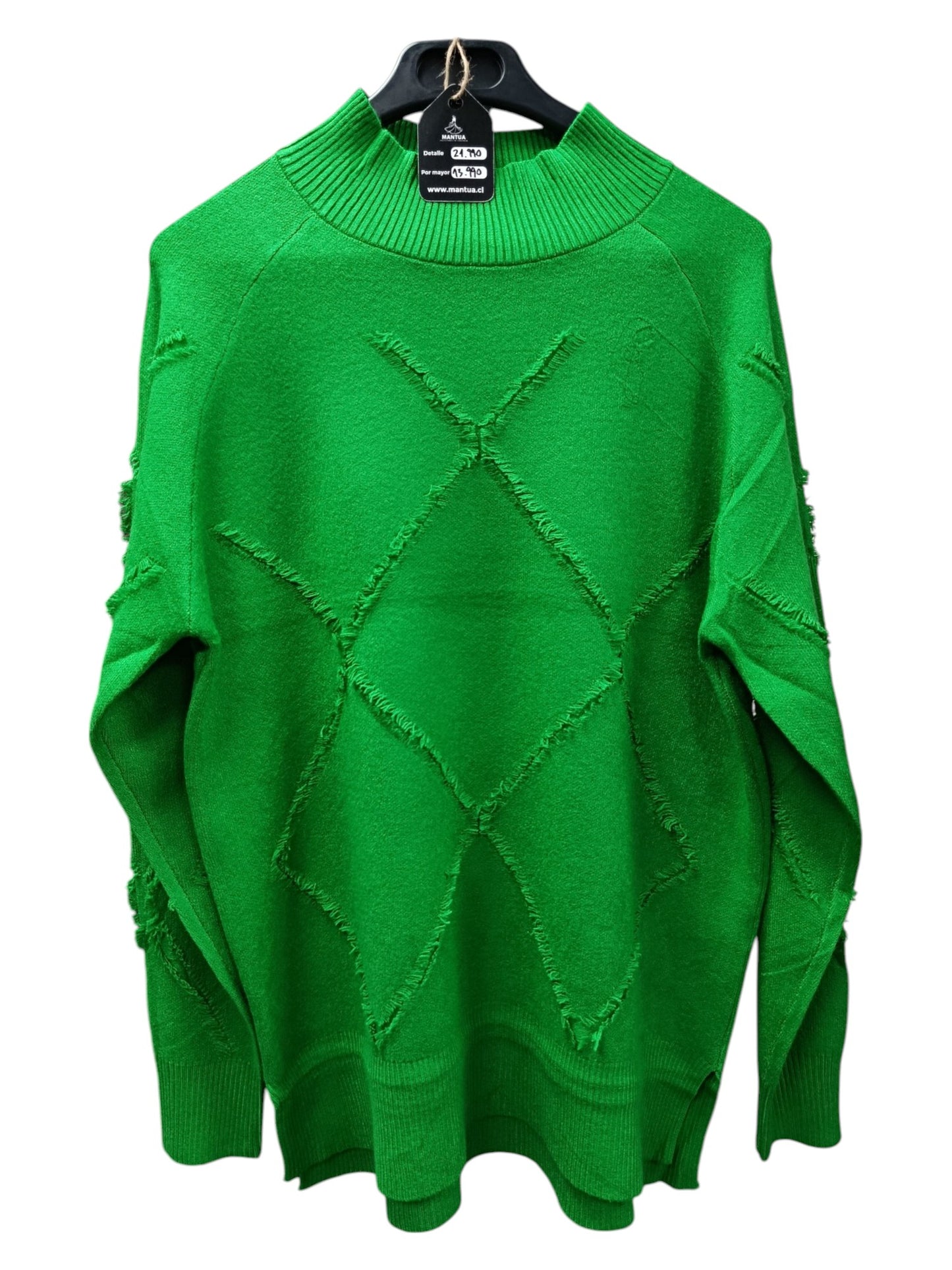 Sweater Rombos – Estilo y Comodidad en Cada Punto