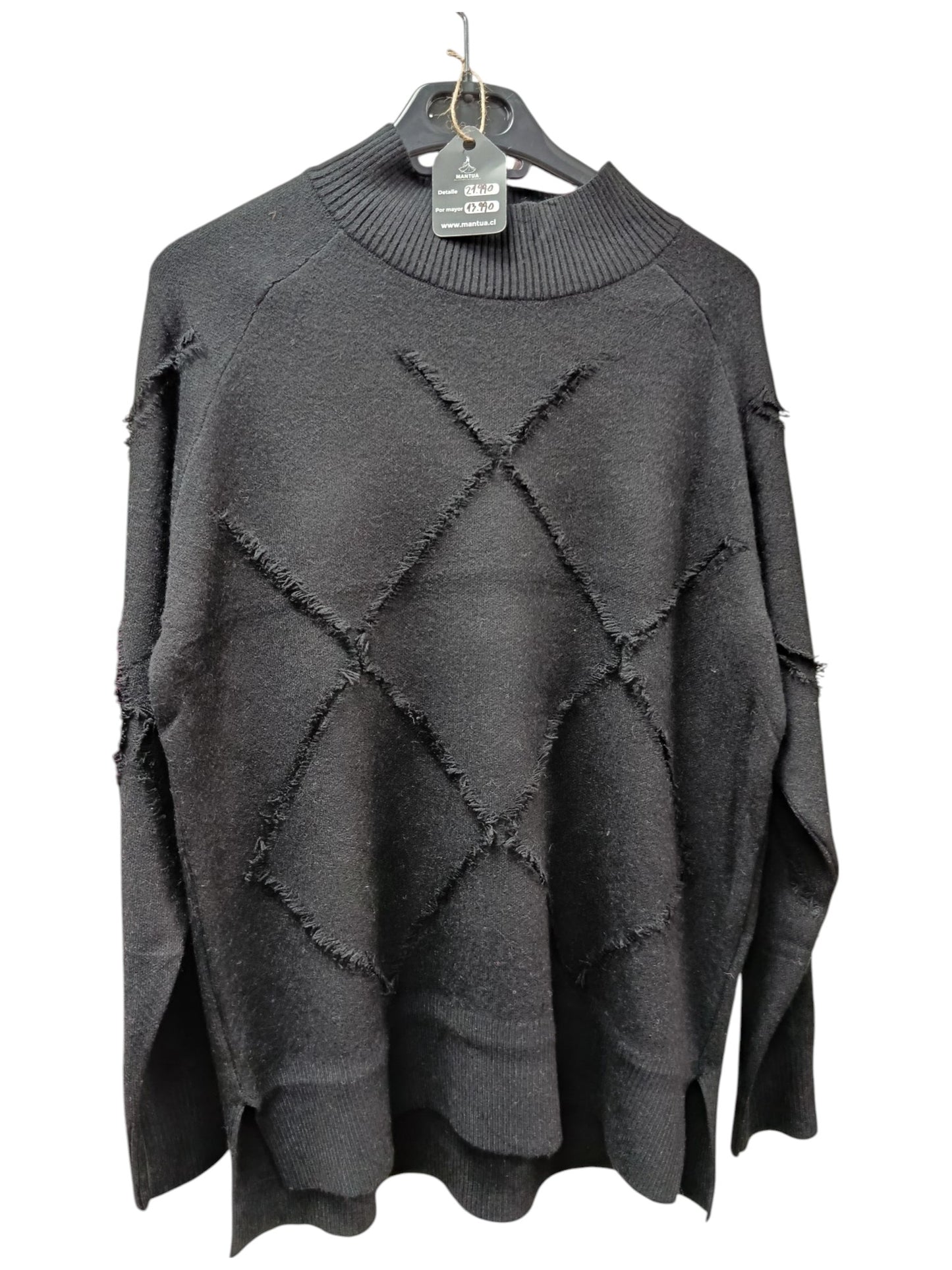 Sweater Rombos – Estilo y Comodidad en Cada Punto
