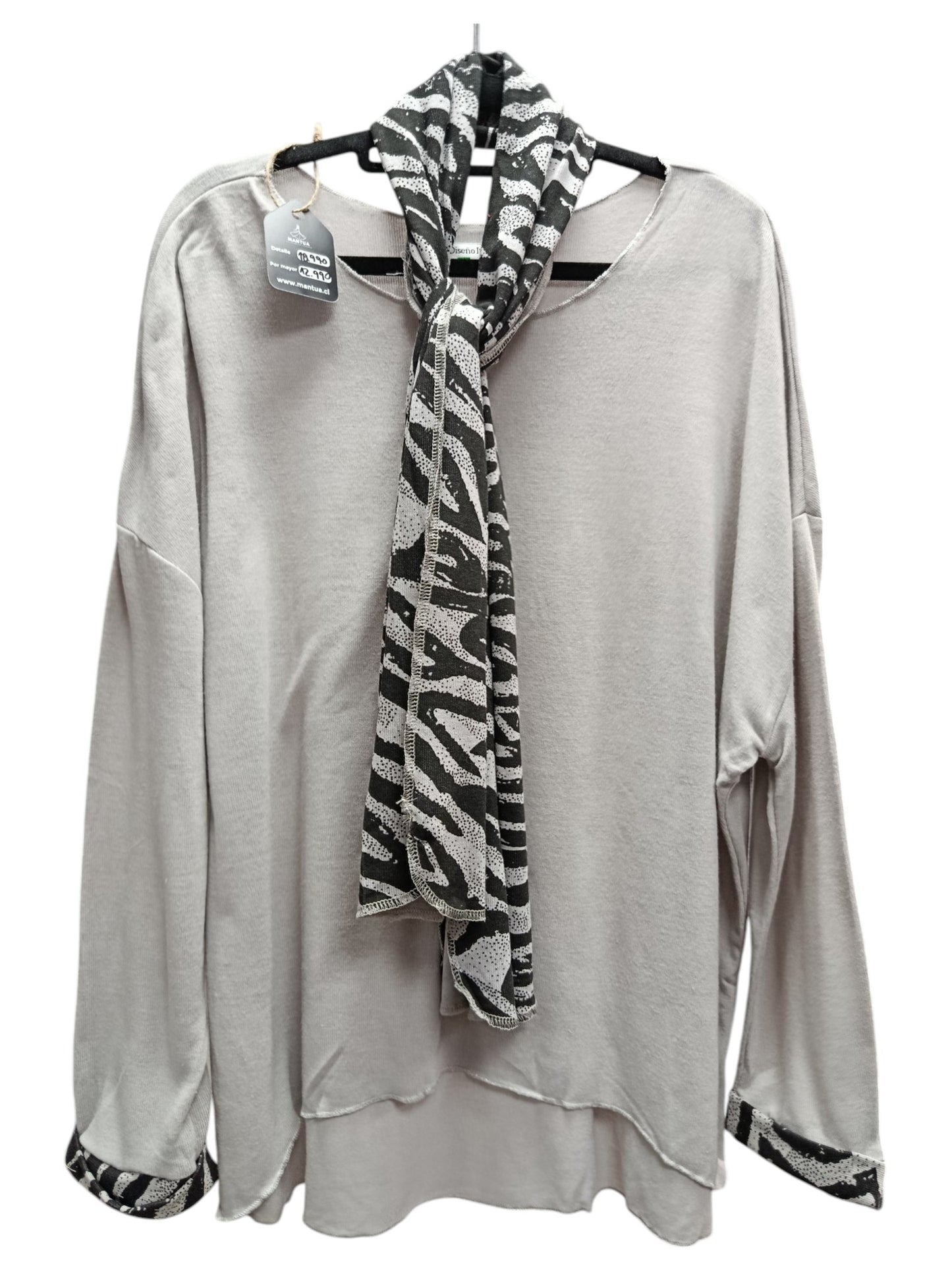 Sweater Multicolor con Detalles Animal Print – Color, Estilo y Personalidad