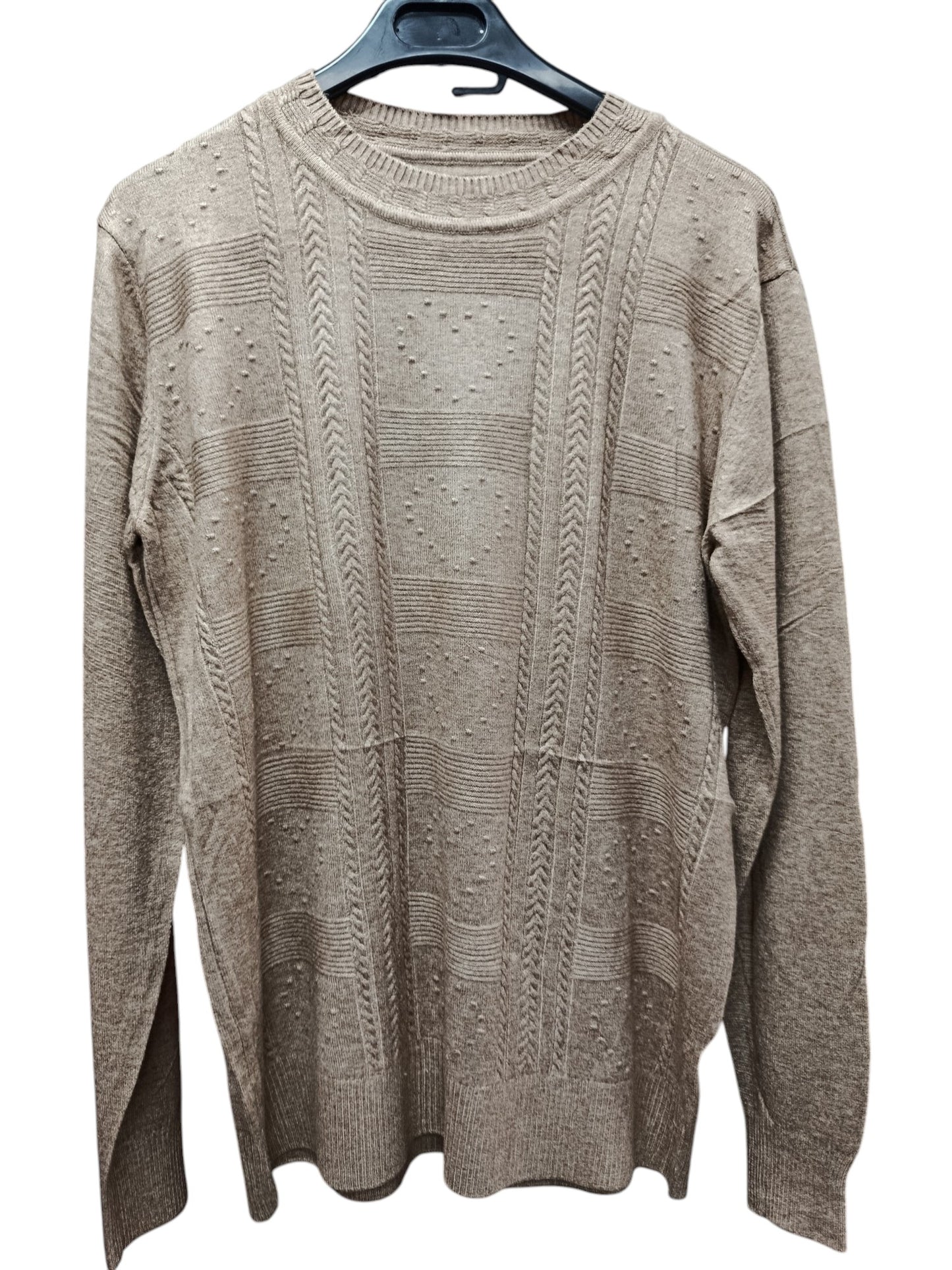 Sweater Maxi de Lana con Corazones – Amor a Primera Puesta