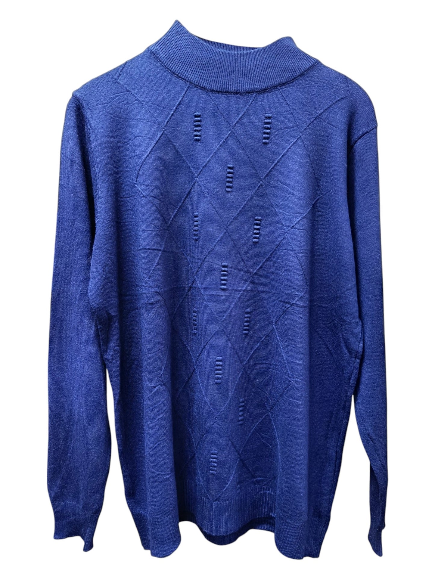 Sweater Maxi de Lana con Rombo – Clásico, Cómodo y con Mucho Estilo