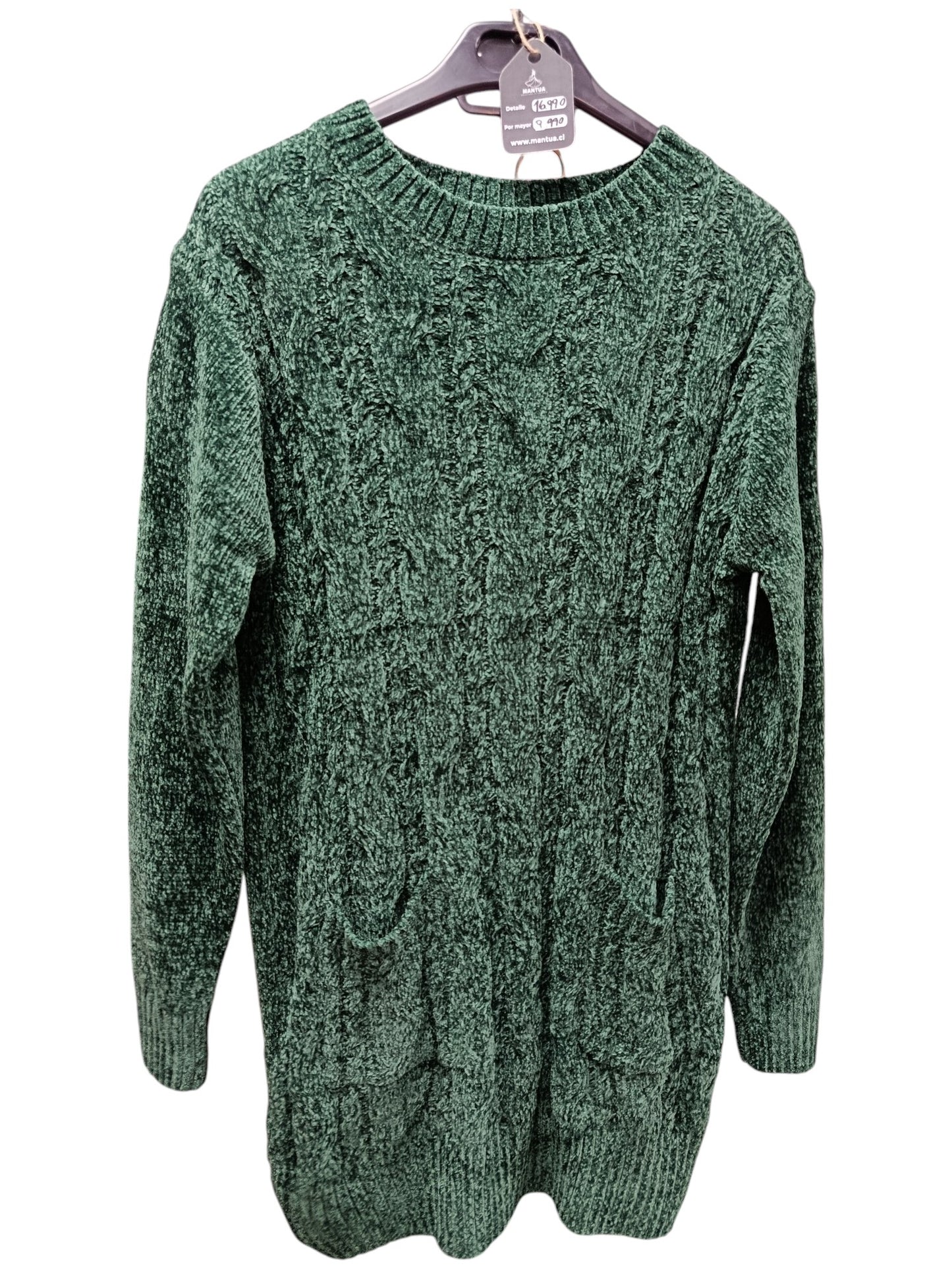 Sweater Chenille Cuello Redondo – Suavidad que Enamora, Estilo que Acompaña