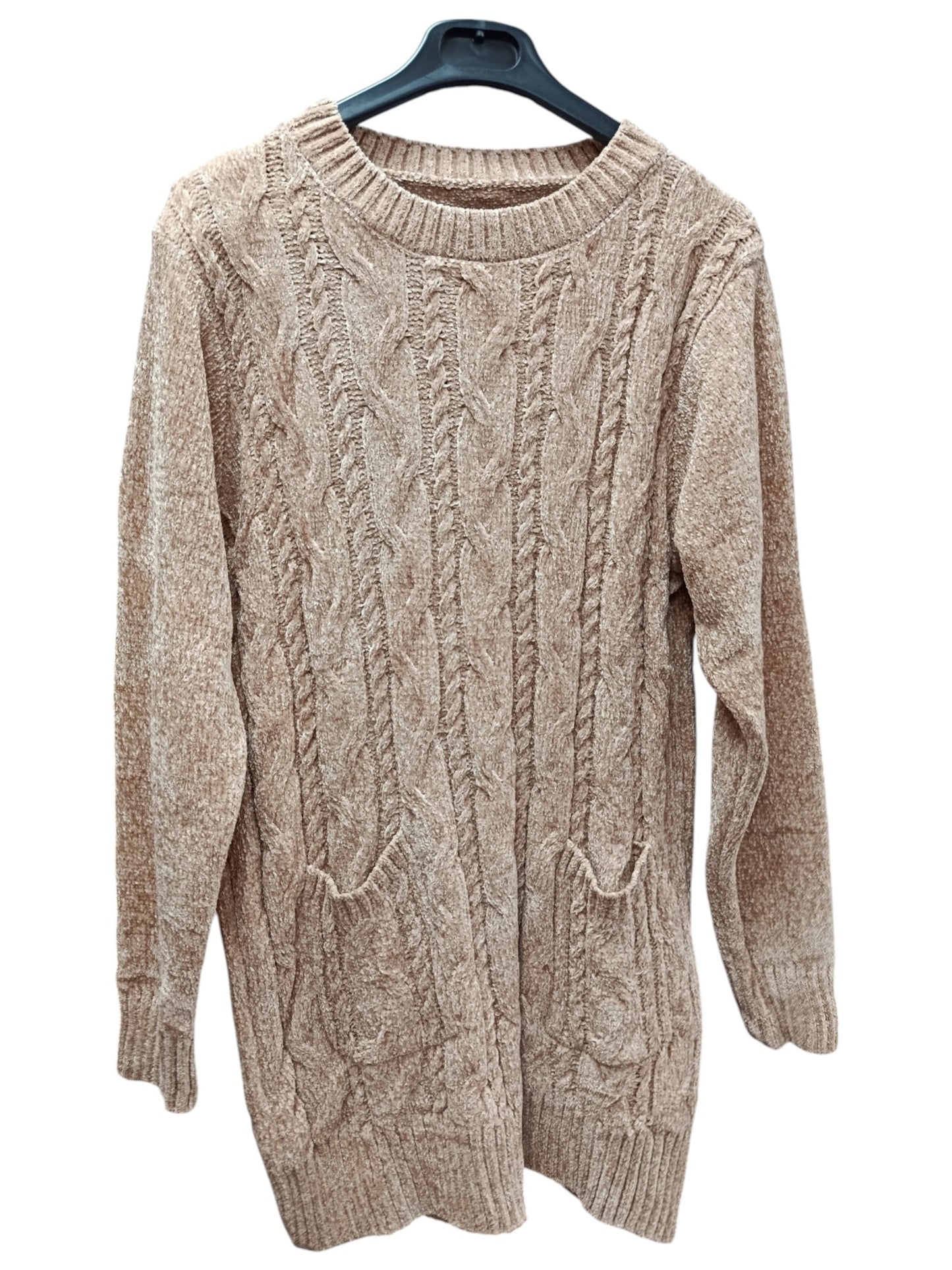Sweater Chenille Cuello Redondo – Suavidad que Enamora, Estilo que Acompaña