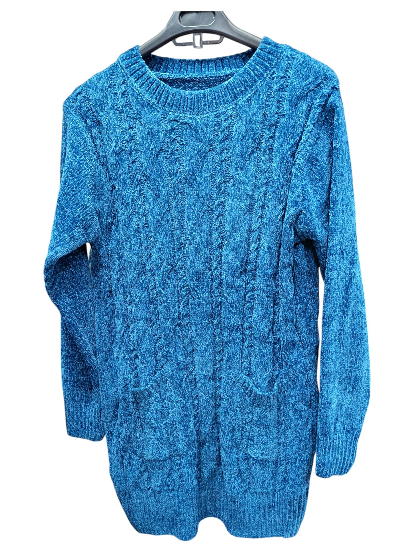Sweater Chenille Cuello Redondo – Suavidad que Enamora, Estilo que Acompaña