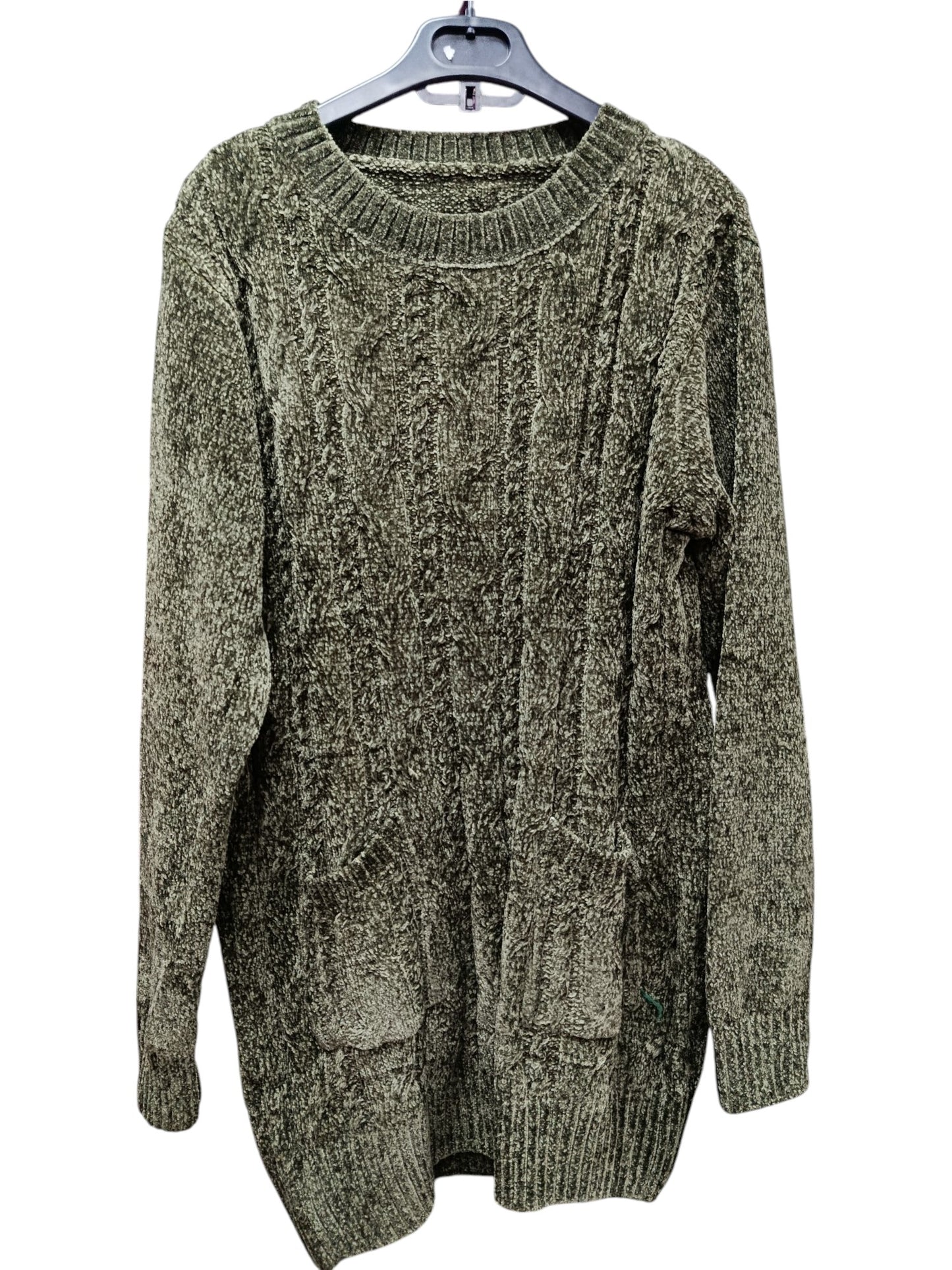 Sweater Chenille Cuello Redondo – Suavidad que Enamora, Estilo que Acompaña
