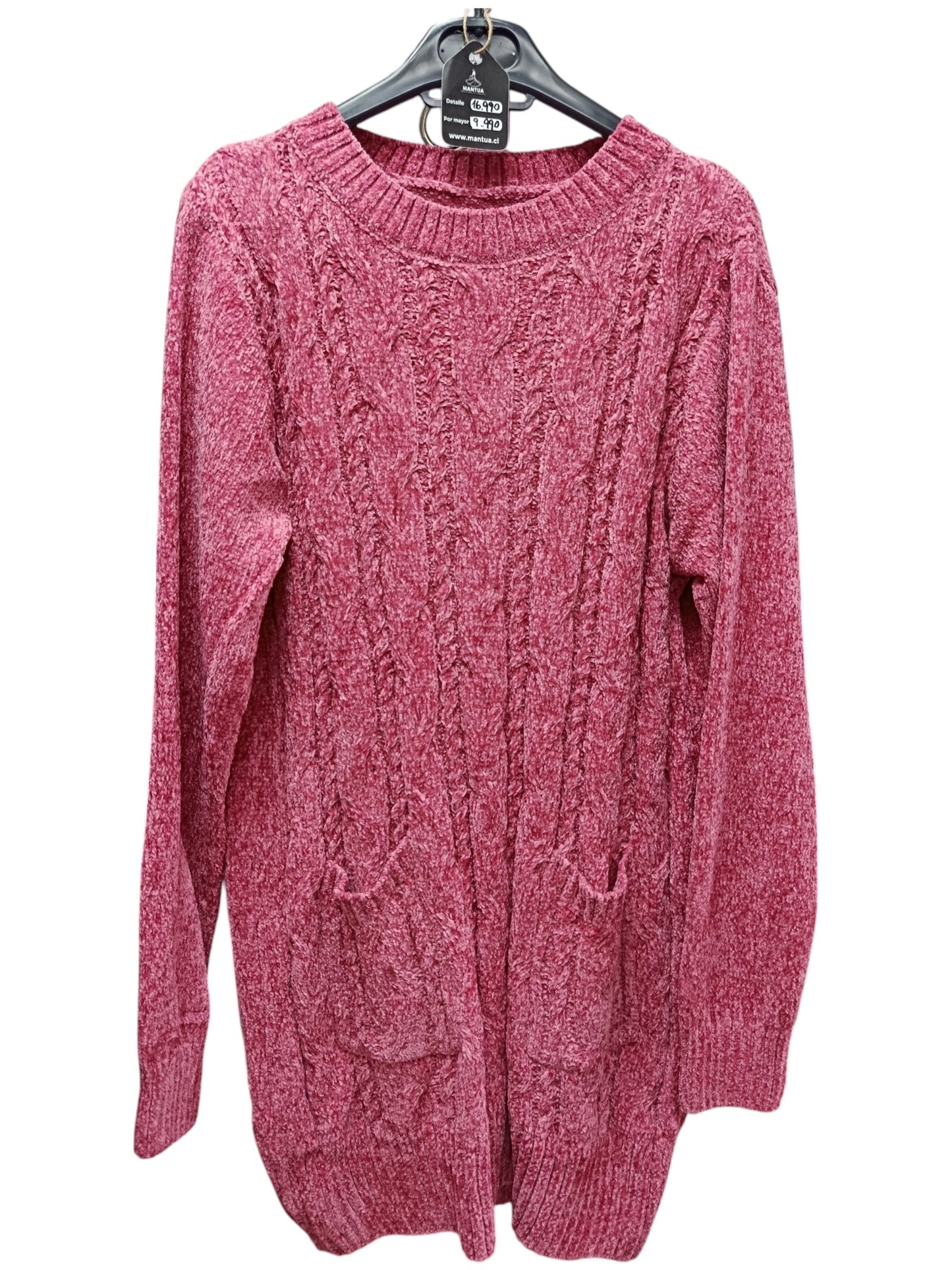 Sweater Chenille Cuello Redondo – Suavidad que Enamora, Estilo que Acompaña