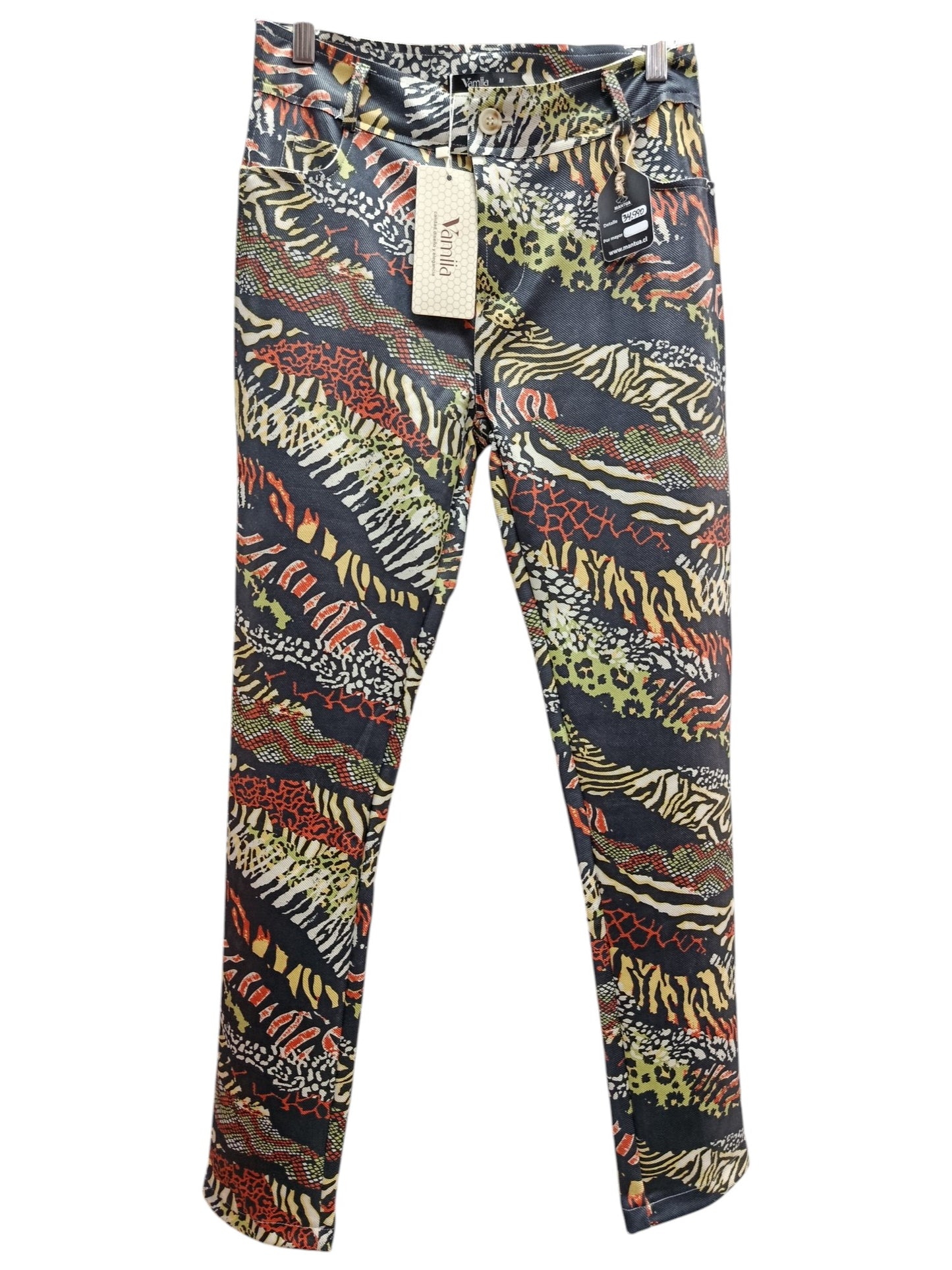 Pantalón Moda Italiana con Diseños Psicodélicos – Arte y Estilo en Cada Paso