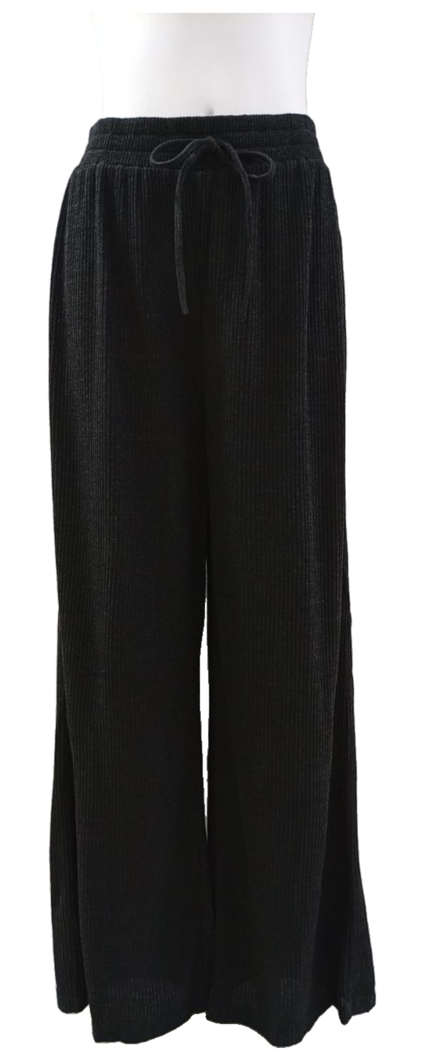 Pantalón de Lana Negro – Elegancia Atemporal con Sello Americano