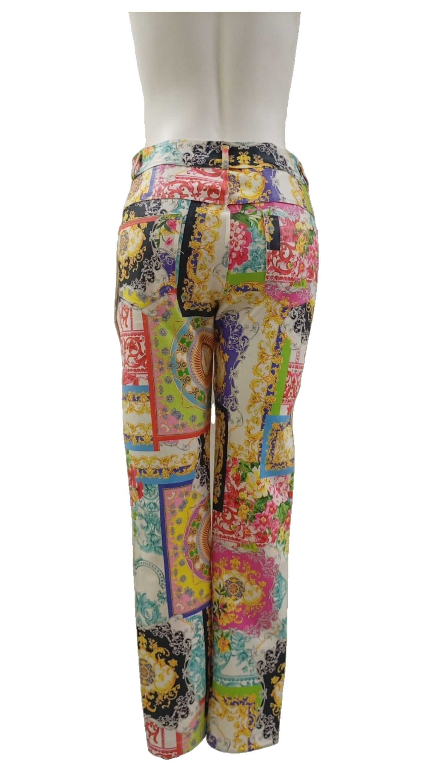 Pantalón Moda Italiana con Diseños Psicodélicos – Arte y Estilo en Cada Paso