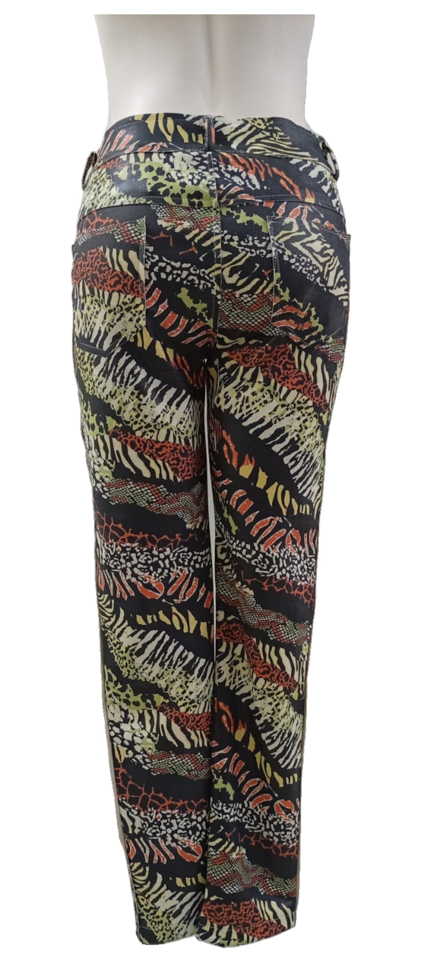 Pantalón Moda Italiana con Diseños Psicodélicos – Arte y Estilo en Cada Paso
