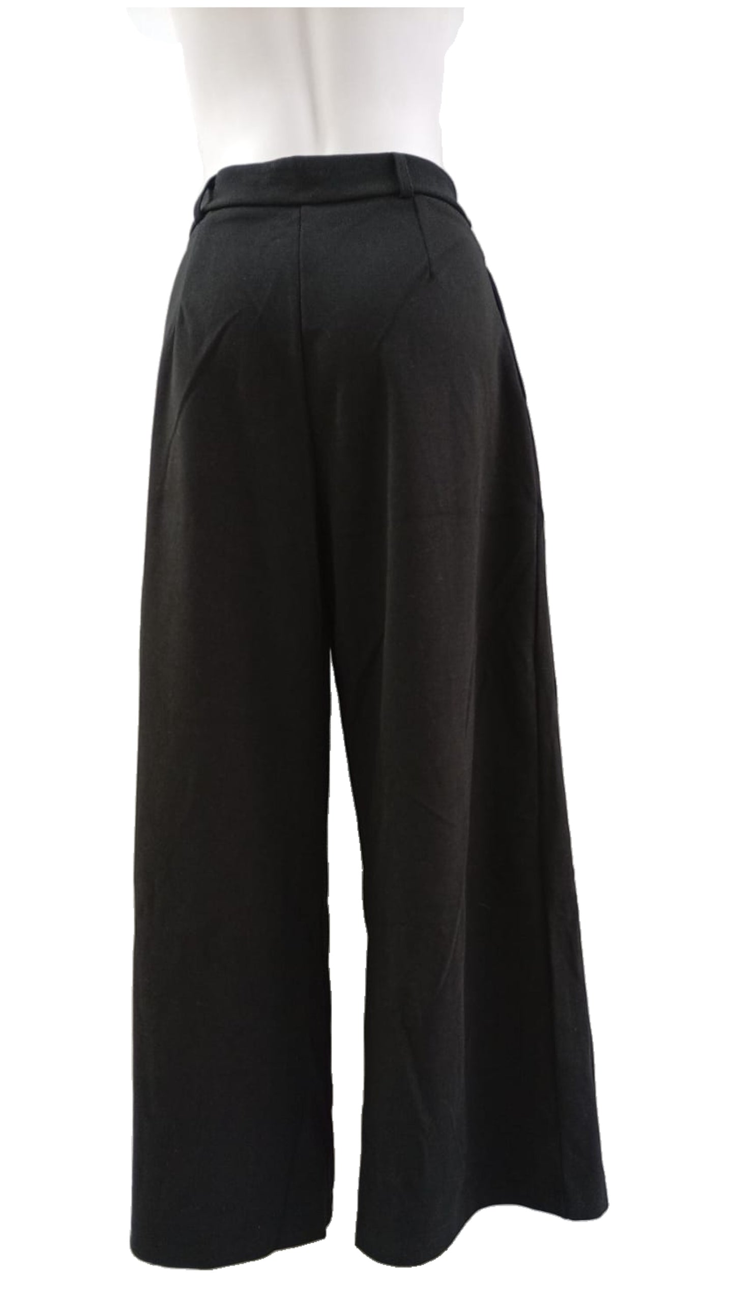 Pantalón Pata Ancha con Pliegues – Elegancia Cómoda y Atemporal