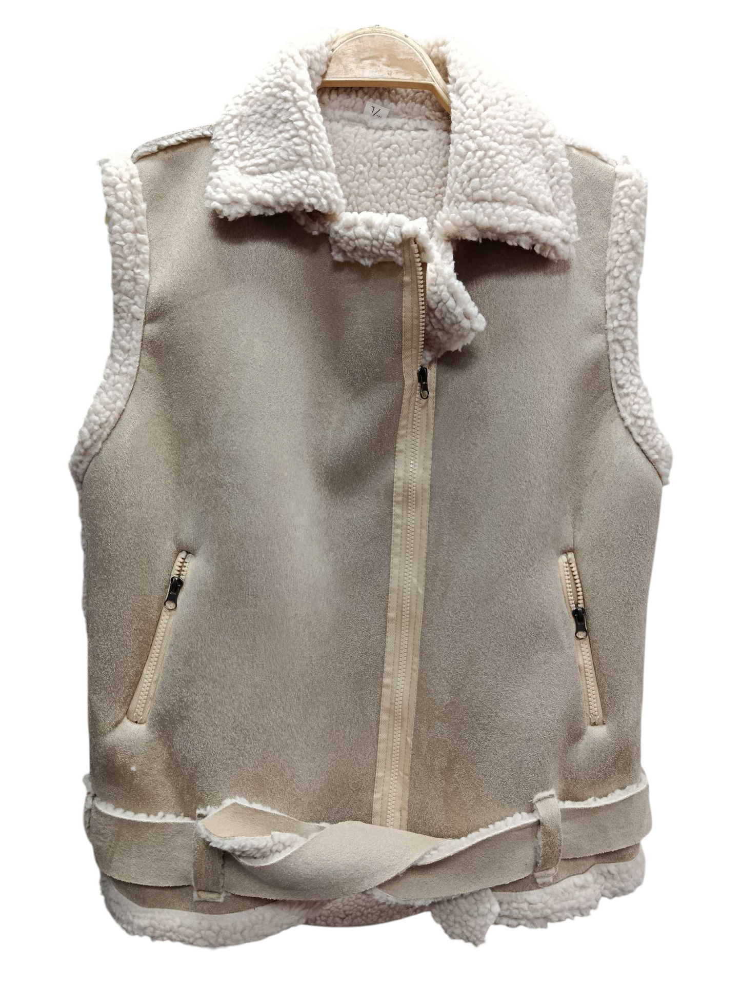 Chaqueta sin Mangas de Ecocuero con Forro de Lana – Estilo que Abriga