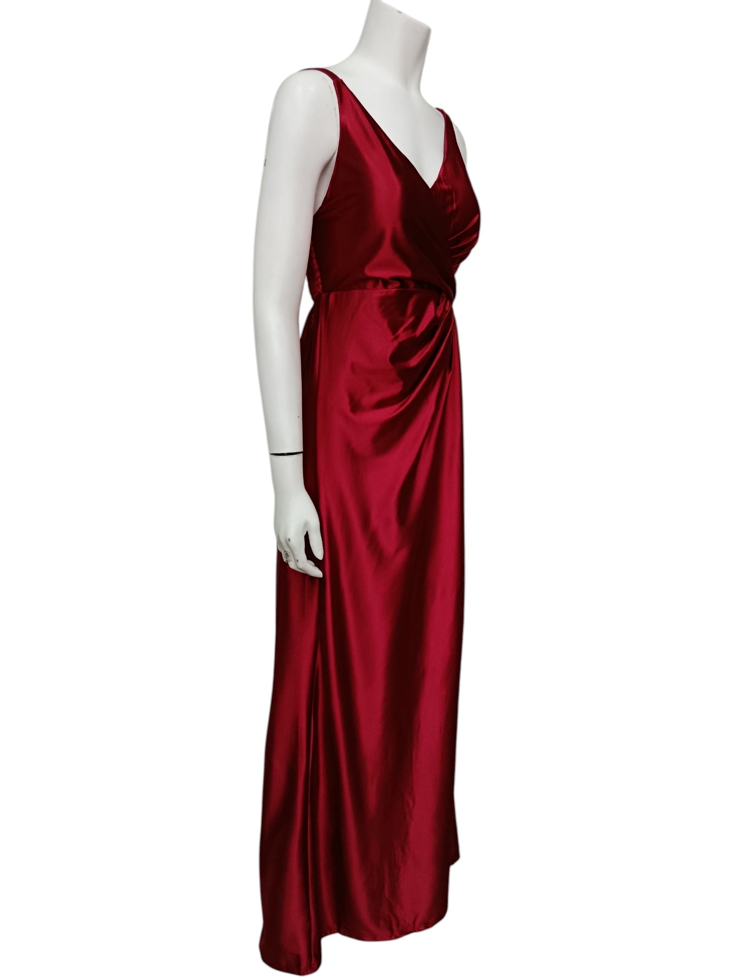 Vestido de Fiesta Seda Mujer – Corte Asimétrico con Ajuste Perfecto