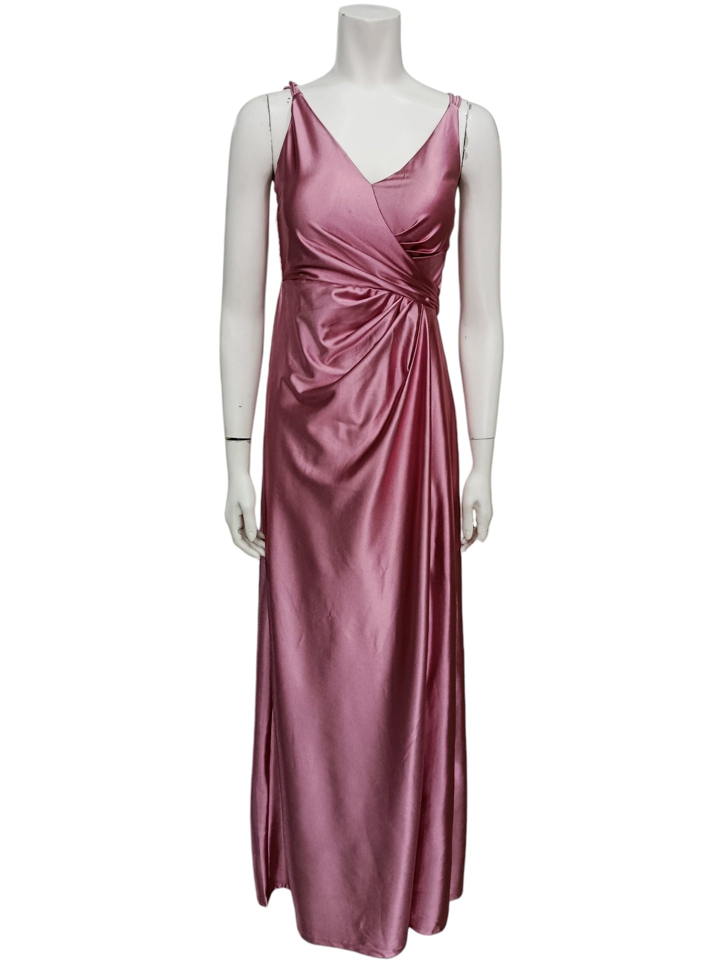 Vestido de Fiesta Seda Mujer – Corte Asimétrico con Ajuste Perfecto