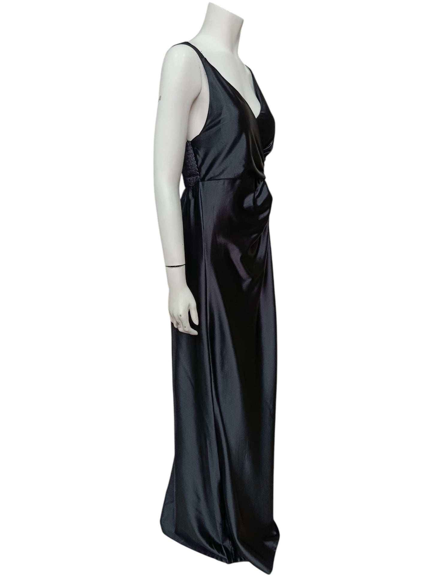 Vestido de Fiesta Seda Mujer – Corte Asimétrico con Ajuste Perfecto