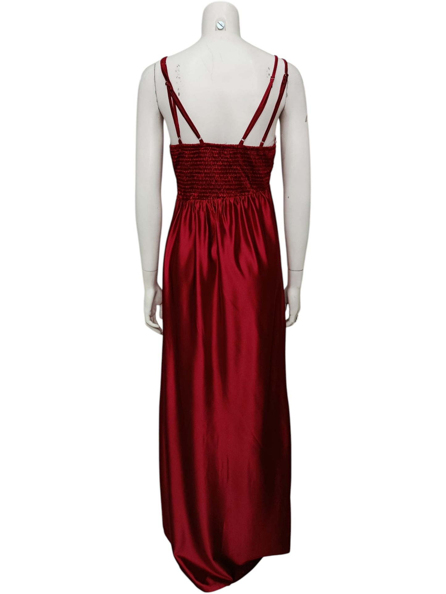 Vestido de Fiesta Seda Mujer – Corte Asimétrico con Ajuste Perfecto