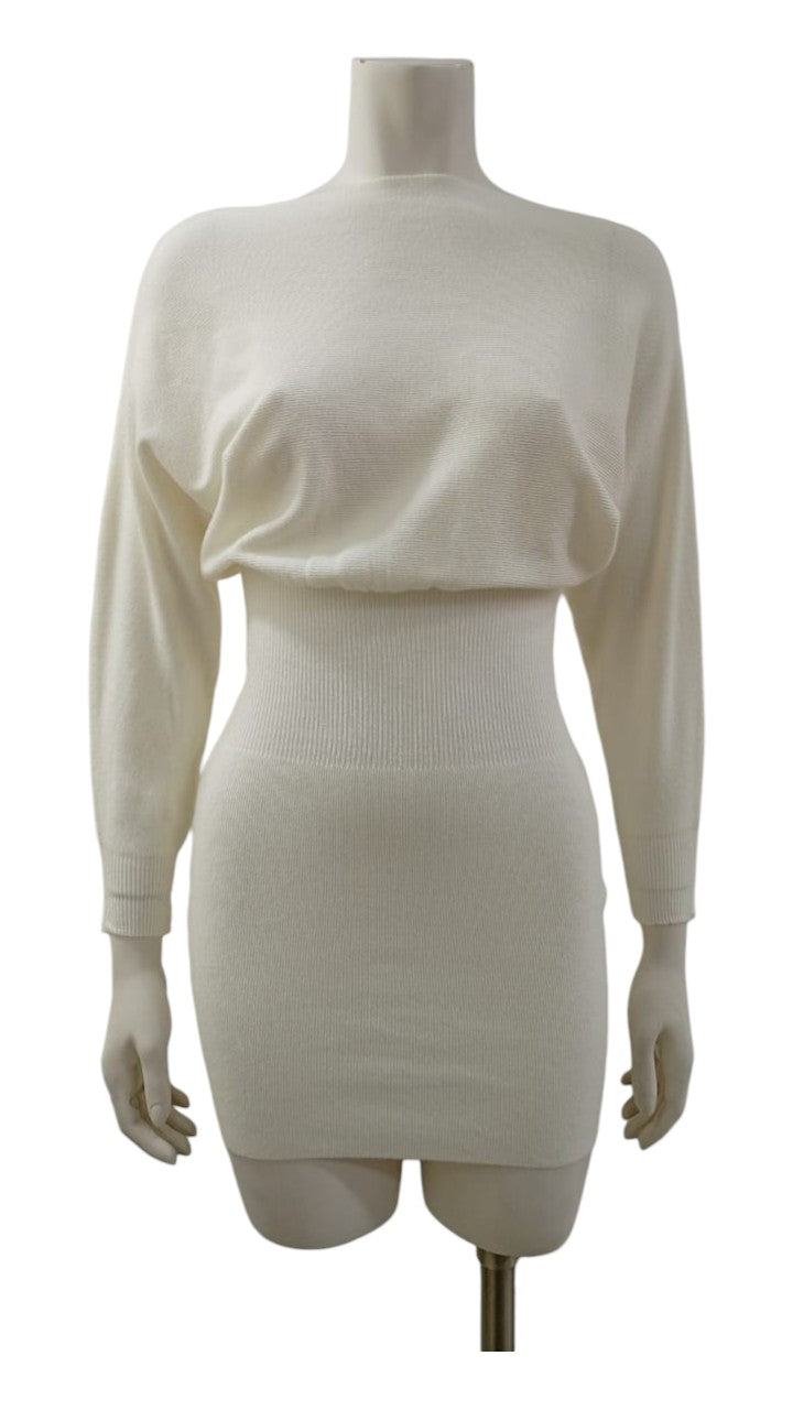 Vestido Corto de Lana – Ajustado a la Cintura