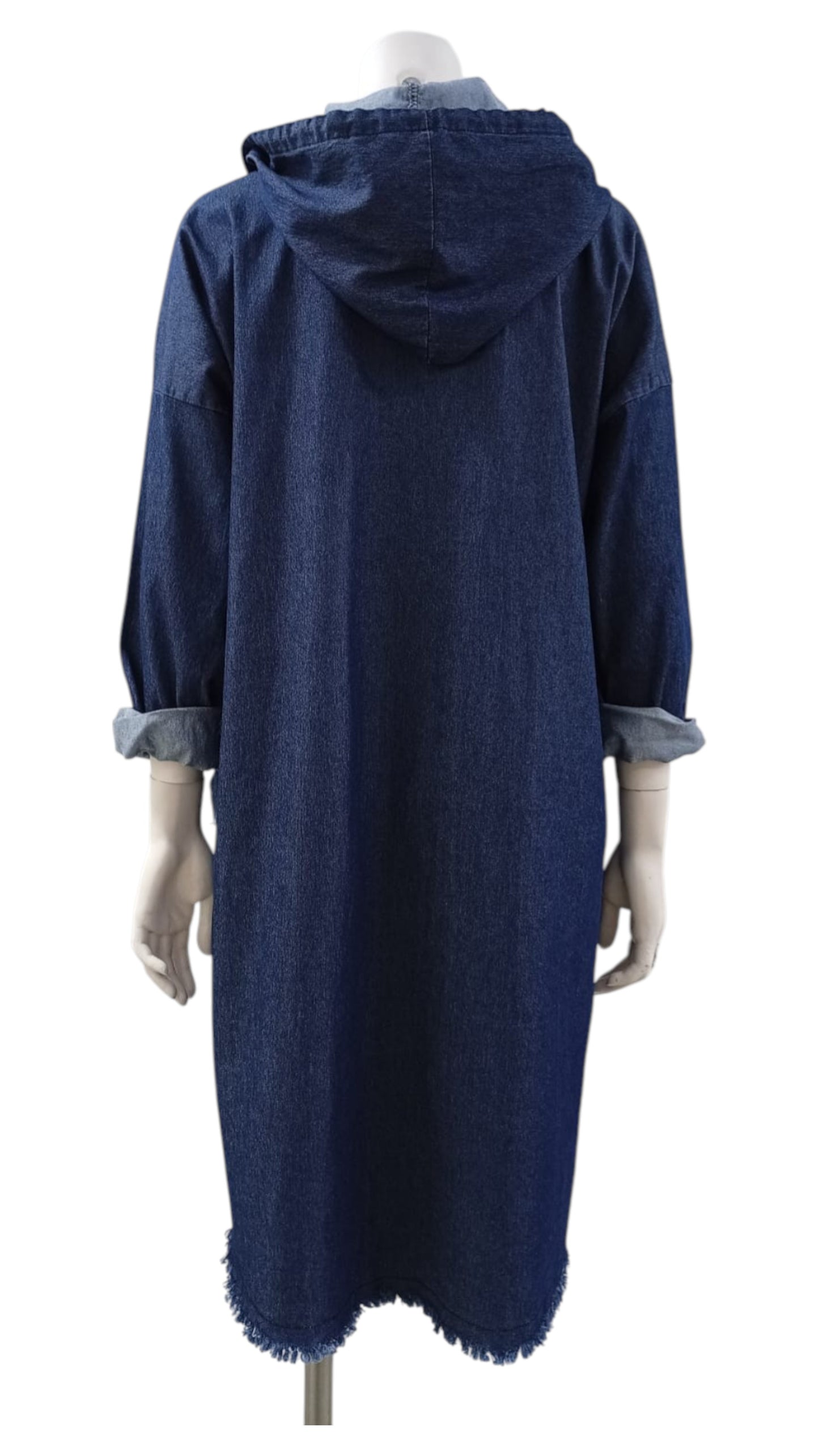 Tapado Italiano Denim con Catrina Brillante