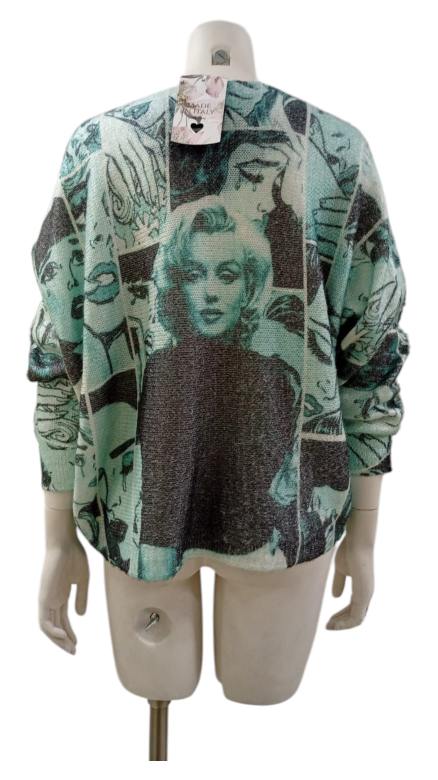 Suéter Italiano Marilyn Monroe – Estilo icónico con toque femenino