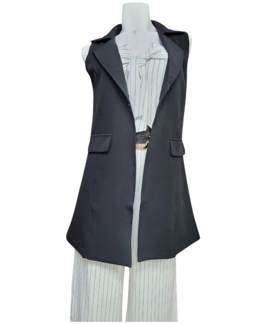 Chaqueta sin Mangas estilo Gilet