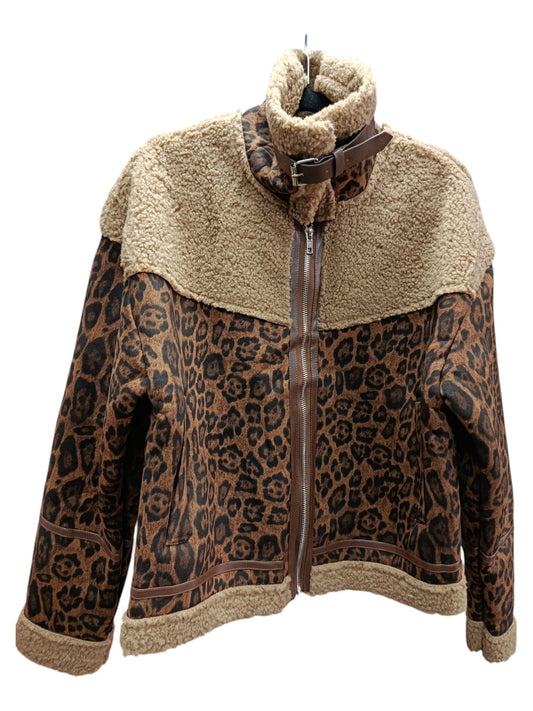 Chaqueta Animal Print con Forro de Lana – Estilo Audaz y Abrigo Total