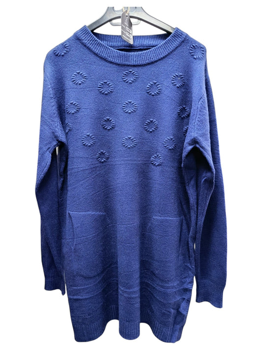 Sweater Maxi de Lana con Soles – Calidez que Ilumina tu Look