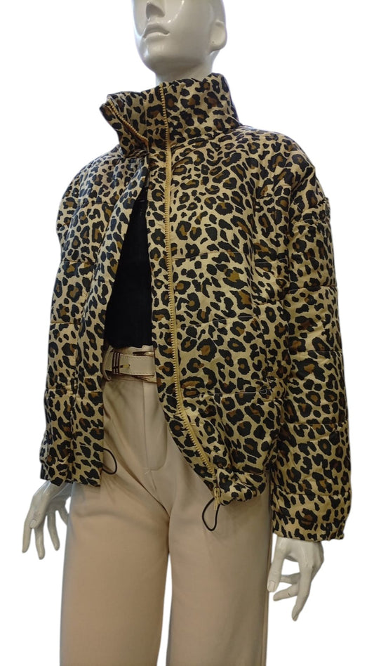 Chaqueta Puffer Animal Print