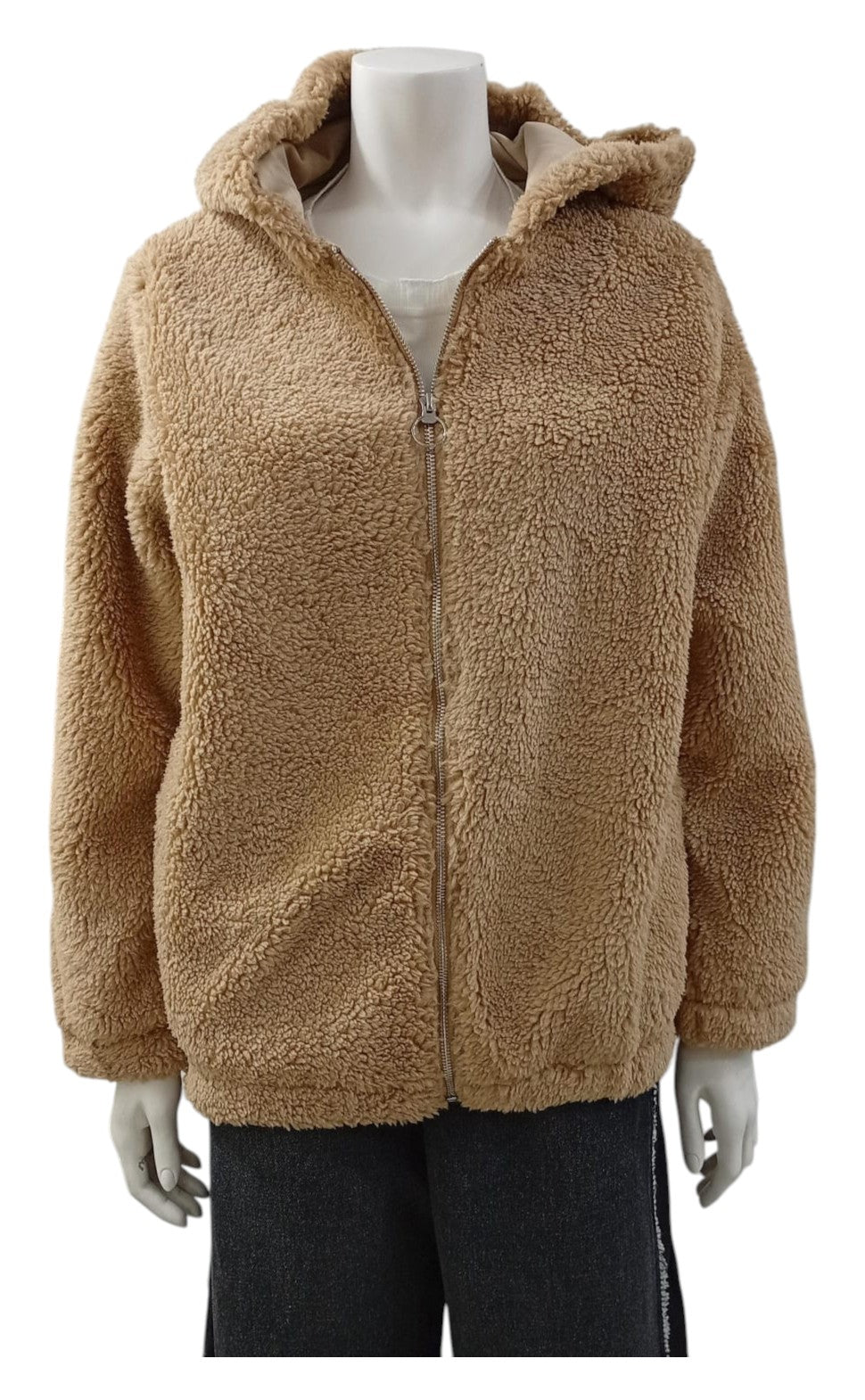 Chaqueta Corderito USA con Capucha