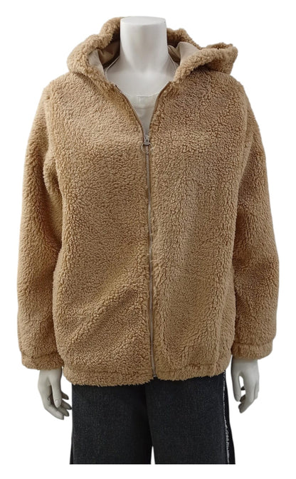 Chaqueta Corderito USA con Capucha