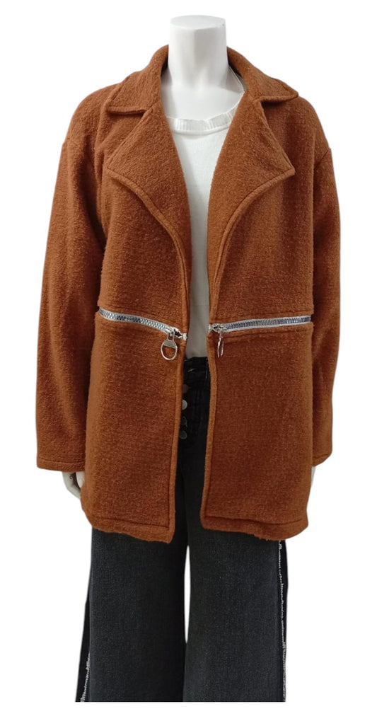 Chaqueta Italiana con detalle de cierre