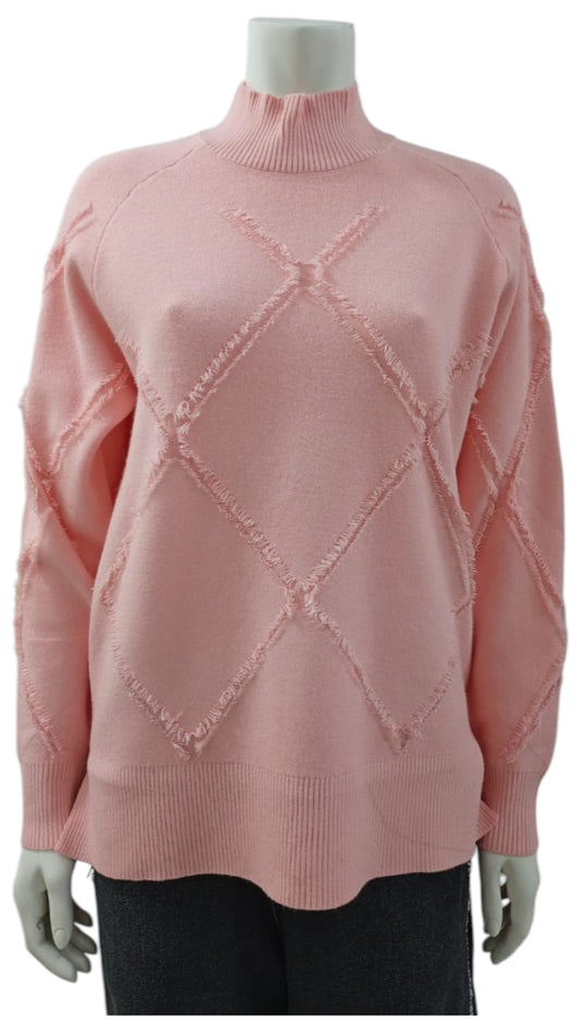 Sweater Rombos – Estilo y Comodidad en Cada Punto