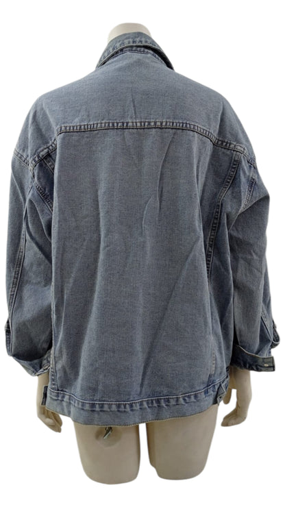 Chaqueta de Mezclilla con Diseño Español Moderno Ofertas!