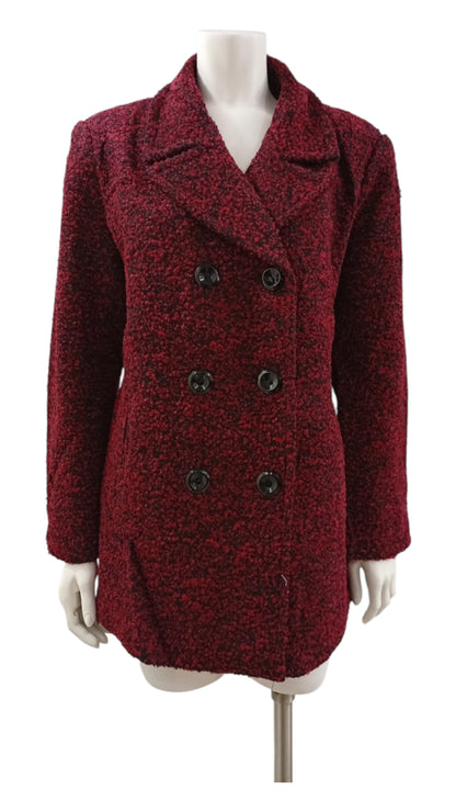 Abrigo Peludo Tejido Entrelazado – Otoño Invierno