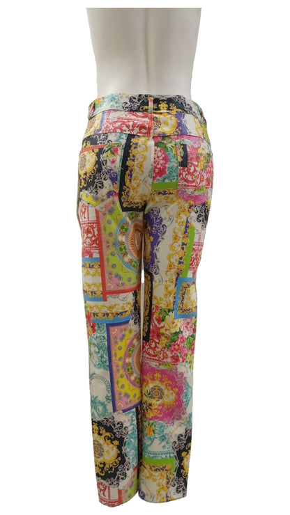 Pantalón Moda Italiana con Diseños Psicodélicos – Arte y Estilo en Cada Paso
