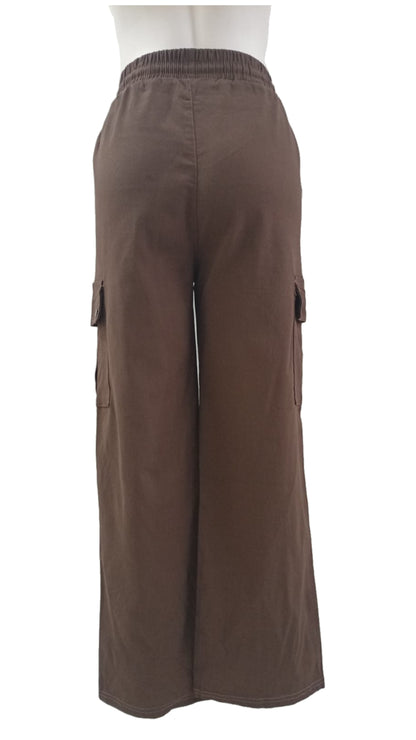 Pantalón Cargo Elasticado – Comodidad y Estilo que se Mueve Contigo