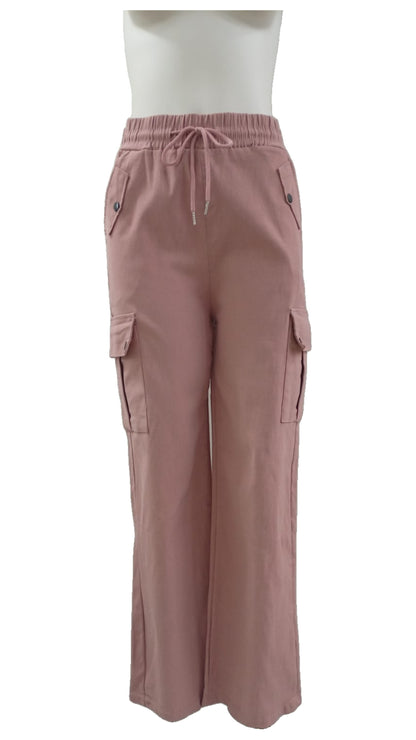 Pantalón Cargo Elasticado – Comodidad y Estilo que se Mueve Contigo
