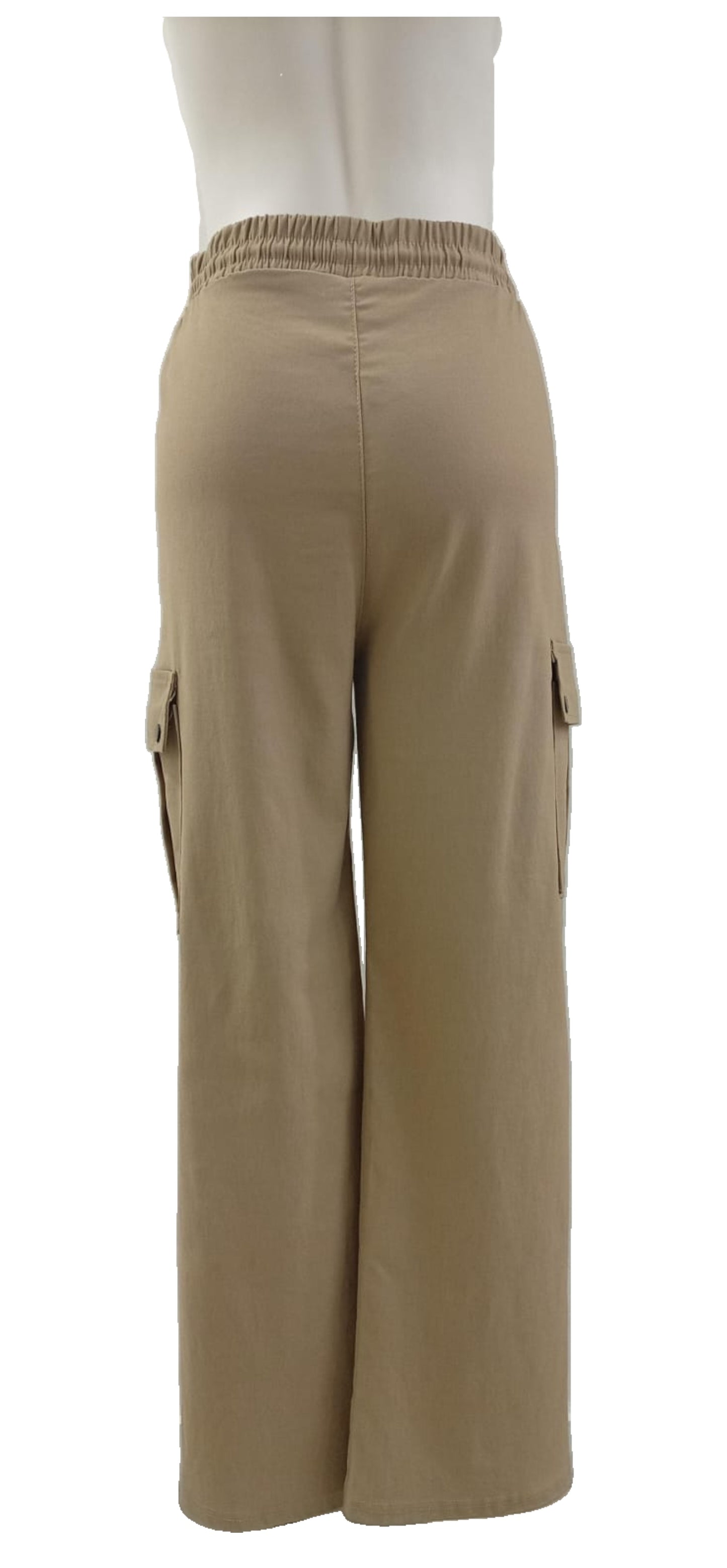 Pantalón Cargo Elasticado – Comodidad y Estilo que se Mueve Contigo