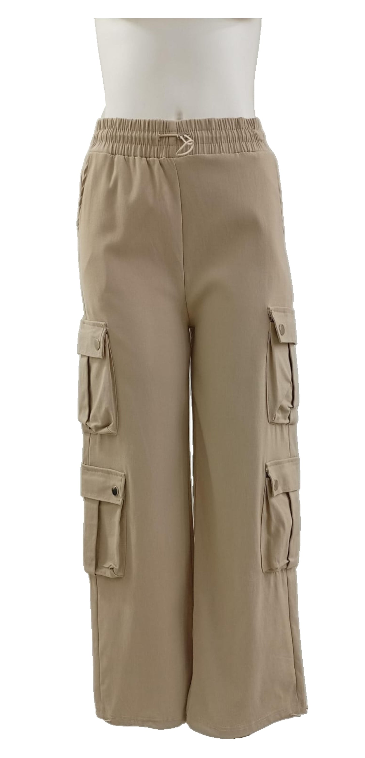 Pantalón Cargo Elasticado – Comodidad y Estilo que se Mueve Contigo