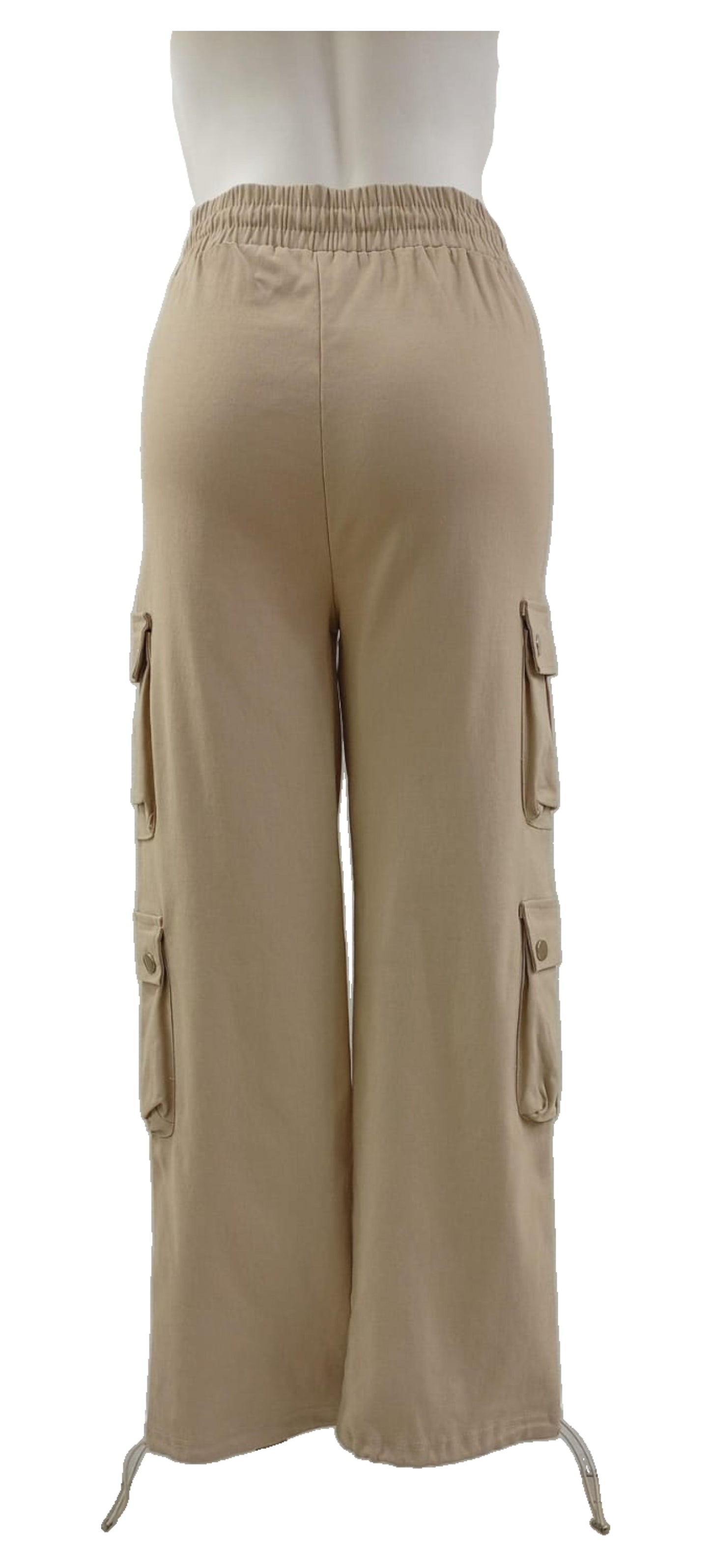 Pantalón Cargo Elasticado – Comodidad y Estilo que se Mueve Contigo