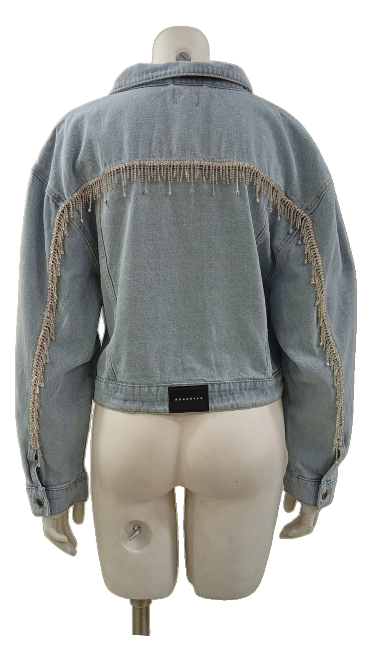 Chaqueta Corta de Mezclilla Denim