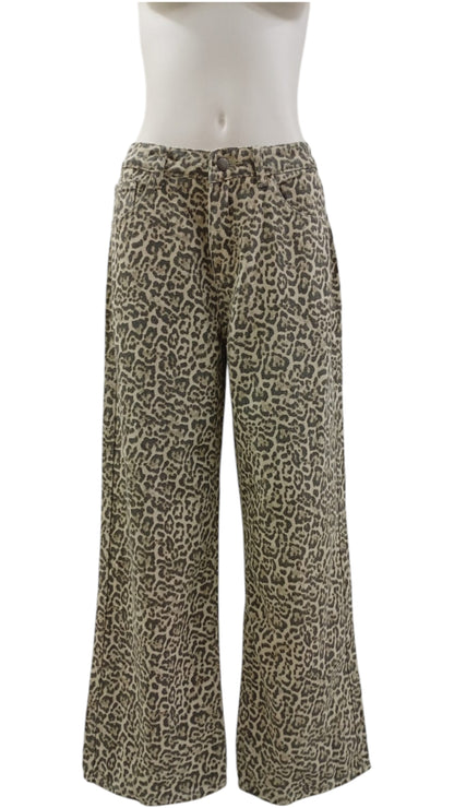 Jeans Animal Print Elasticado – Atrevimiento y Comodidad en una Prenda