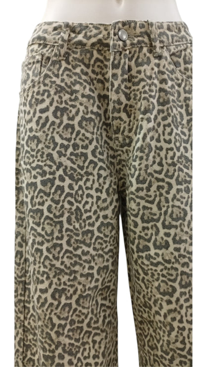 Jeans Animal Print Elasticado – Atrevimiento y Comodidad en una Prenda