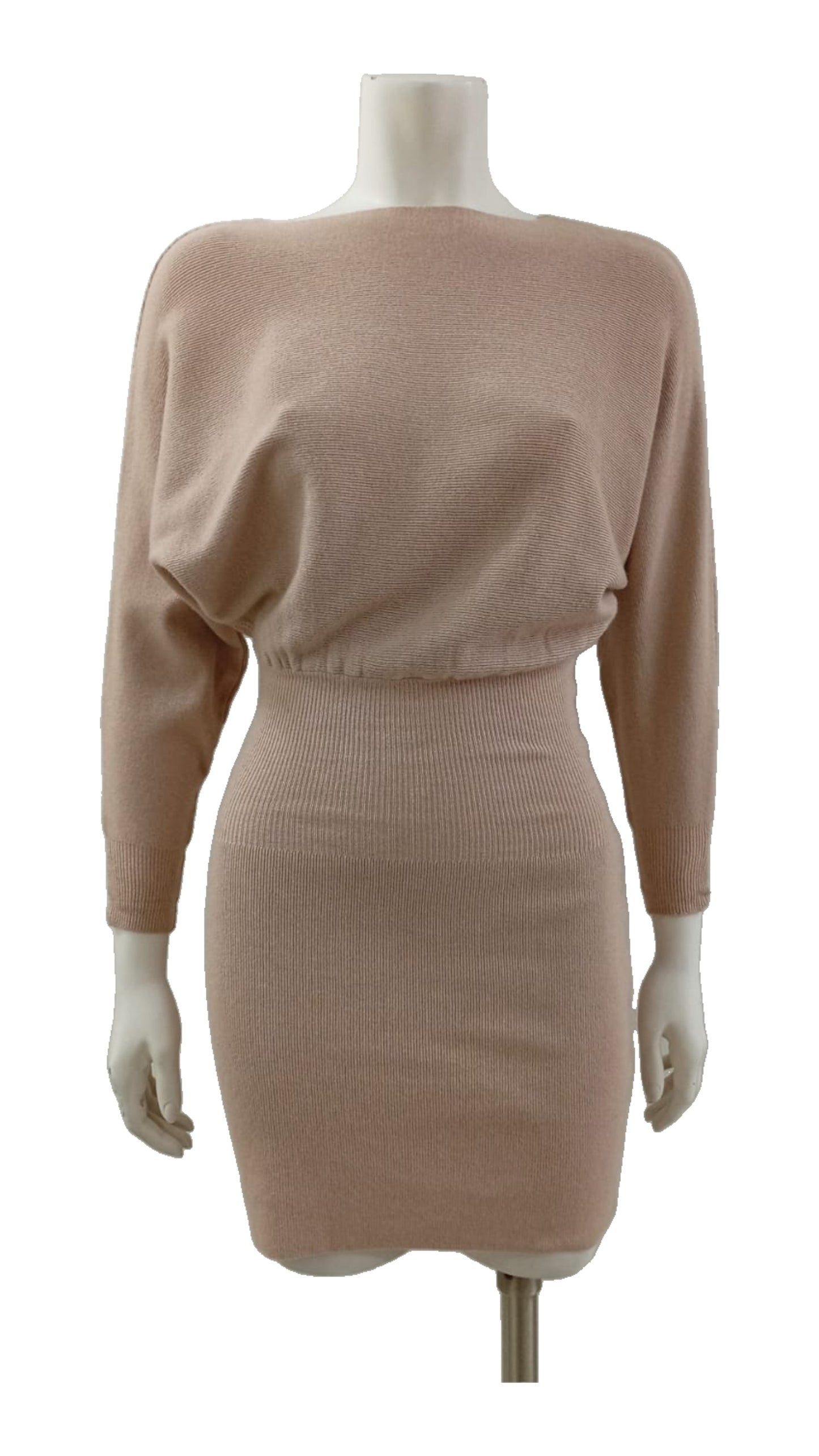 Vestido Corto de Lana – Ajustado a la Cintura