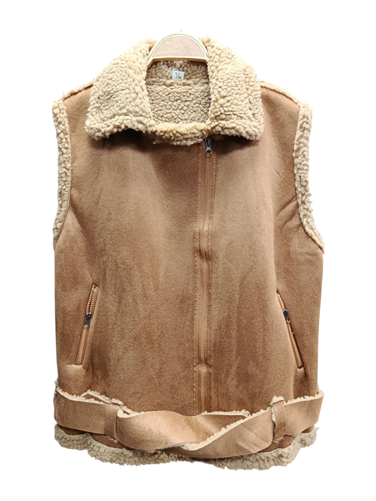 Chaqueta sin Mangas de Ecocuero con Forro de Lana – Estilo que Abriga