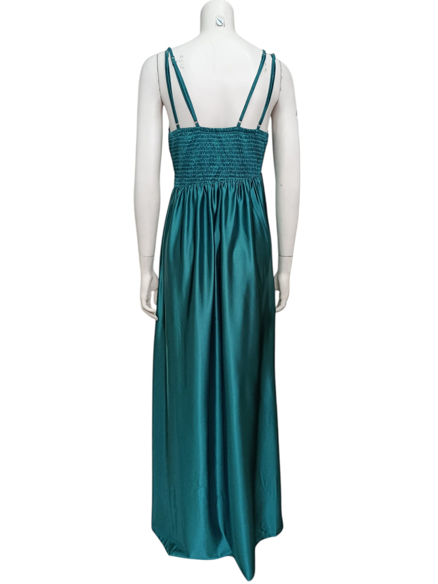 Vestido de Fiesta Seda Mujer – Corte Asimétrico con Ajuste Perfecto